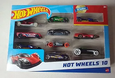 Buy Unique Hot Wheels 10x Toy Car Set. New In Resealed Box. • 12.95£