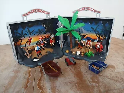 Buy Playmobil 5947 Pirate Treasure Chest With Pirate  & Accessories • 9.99£