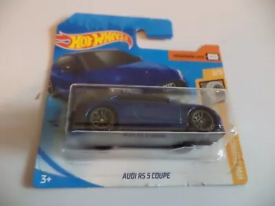 Buy New Sealed AUDI RS 5 COUPE Hw Turbo HOT WHEELS Toy Car BLUE 2/5 118/250 • 10.99£