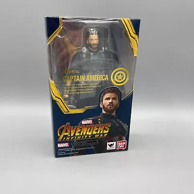 Buy Bandai S.H. Figuarts Avengers Infinity War Captain America Figure UK IN STOCK • 44.99£
