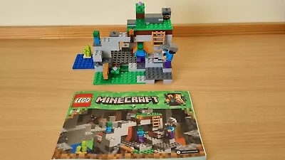 Buy LEGO Minecraft The Zombie Cave Set 21141 • 10£