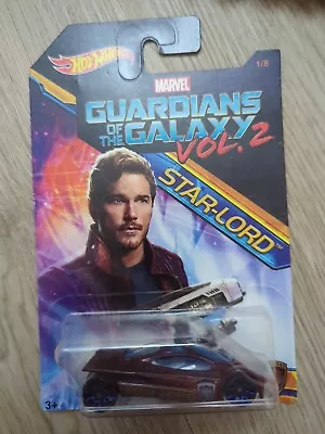 Buy Hot Wheels Marvel Guardians Of The Galaxy Vol.2 Star-Lord Sling Shot Car • 7£