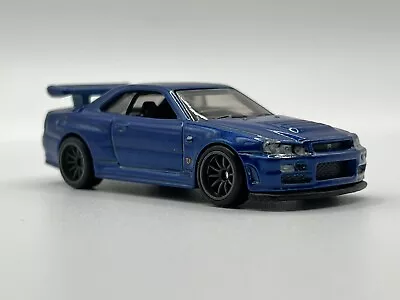 Buy Hot Wheels Premium Fast Furious Nissan Skyline Gt-r R34 Brians Fast Superstars • 19.99£