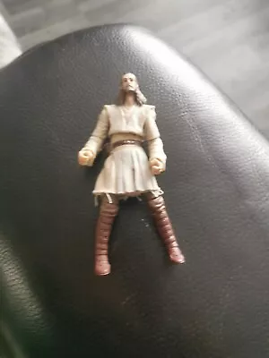 Buy Star Wars Episode 1 - Qui-gon Jinn - 4inch Figure - Hasbro 1999 • 4.99£