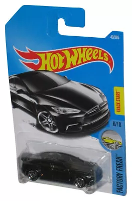 Buy Hot Wheels Factory Fresh 6/10 (2015) Black Tesla Model S Car 43/365 • 18.44£