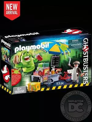 Buy DEFLECTOR DC® Playmobil Ghostbusters Slimer With Hot Dog Stand DISPLAY CASE • 14.40£