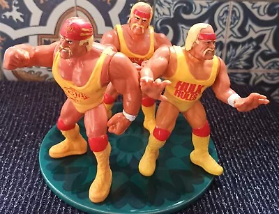 Buy X3 Hasbro WWF/WWE Hulk Hogan ‘Hulkster Rules’ Wrestling Action Man Figure's  • 15.55£