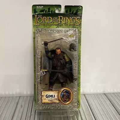 Buy Gimli Action Figure The Lord Of The Rings Toybiz Original Version Vintage 2002 • 59.99£