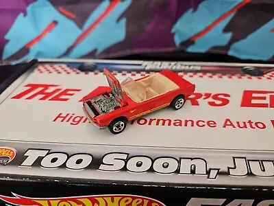 Buy 1983 Malaysia Vintage Hot Wheels 1965 Ford Mustang Convertible Open Engine Old • 7.77£
