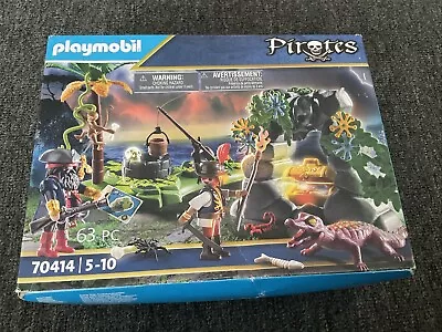 Buy PLAYMOBIL Pirate Island With Treasure Kids Fantasy Playset 70414 • 19.98£