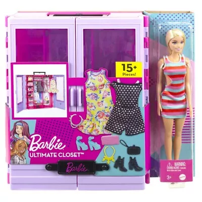 Buy Mattel Dolls Play Set Barbie Fashionistas Ultimate Closet 3+ Year • 42.19£