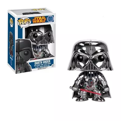 Buy FUNKO POP - Star Wars #01 Darth Vader - Vinyl Figure NEW • 49.76£