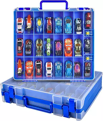 Buy Toy Car Storage Organizer Case Compatible With Hot Wheels/ For Matchbox Cars. Di • 40.64£