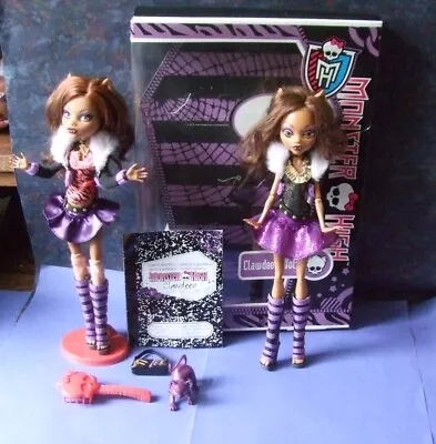 Buy Lot Of Two Monster High Doll Clawdeen Wolf First Wave Dolls & Alive Ghoule • 150.74£