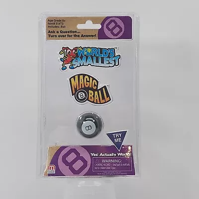 Buy World's Smallest MAGIC 8 BALL Miniature Edition By Mattel Games #514 • 9.31£