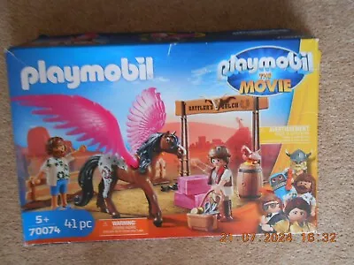 Buy Playmobil The Movie Flying Horse Pegasus Ranch Barrel Hen Straw Snake Cutlery • 3£