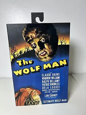 Buy Neca Universal Monsters Ultimate Wolf Man 1941 Colour Version 7  Figure (HP) • 36£