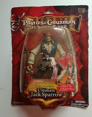 Buy ULTIMATE JACK SPARROW Pirates Of The Caribbean At World's End Dual Action Figure • 19.99£