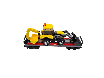 Buy Lego® 9V RC TRAIN Railway 60098 Waggon Carriage Cargo With Digger WAGON CAR • 49.42£