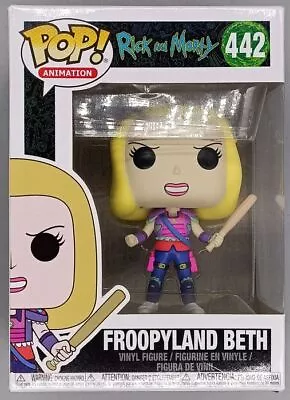 Buy #442 Froopyland Beth - Rick And Morty - Damaged Box Funko POP With Protector • 10.99£