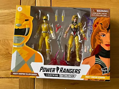 Buy Power Rangers Lightning Collection Mighty Morphin Yellow  Vs. Scorpina NEW • 15£