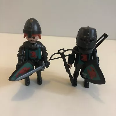 Buy Playmobil Knights Dragons & Castles: Pair Of Green Eagle Knights • 5£