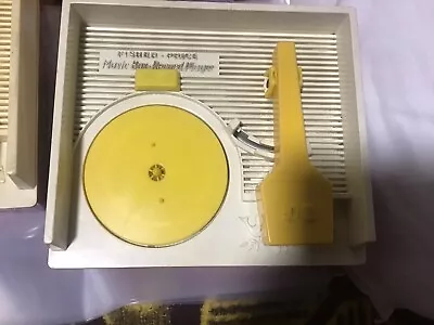 Buy Vintage Fisher Price Music Box Record Player With Discs Faulty • 13£