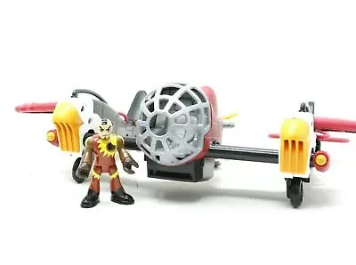 Buy Fisher-Price Imaginext Sky Racers Twin Eagle Plane With Pilot Figure • 19.95£