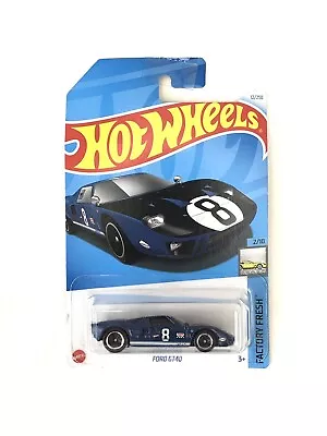 Buy Hot Wheels (Ford) GT40 Blue - HW Factory Fresh 12/250 - Long Card 2024 • 4.79£