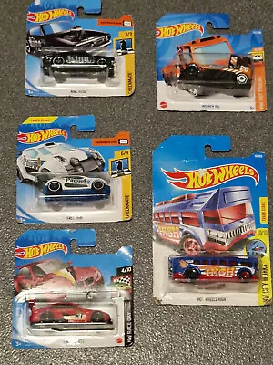 Buy 5 X MATTEL HOT WHEELS CARS FROM 2018-2022 - Inc CHECKMATE SERIES & RACE DAY ETC • 9.99£
