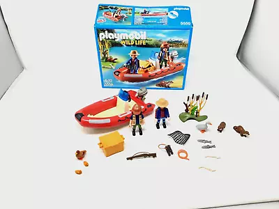 Buy Playmobil 5559 Floating Inflateable Boat With Explorers - Complete With Extras • 12.99£