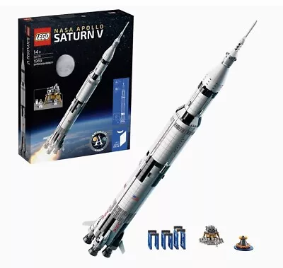 Buy 1 Lego Ideas 92176 NASA Apollo Saturn V - Brand New In Sealed Box - Retired Set • 199.95£