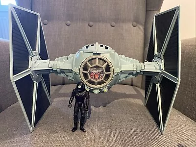 Buy Vintage Star Wars Imperial Tie Fighter 1995 With Death Star Gunner Action Figure • 34.99£