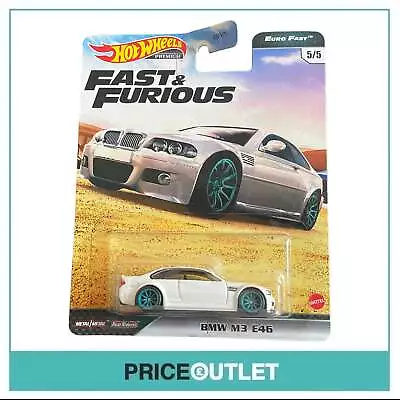 Buy Hot Wheels Fast & Furious - Euro Fast BMW M3 E46 (White) - Damaged Box • 16.99£