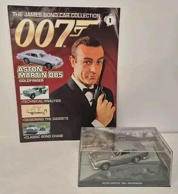 Buy Eaglemoss James Bond Aston Martin Db5 Goldfinger #1 W Magazine • 14.99£