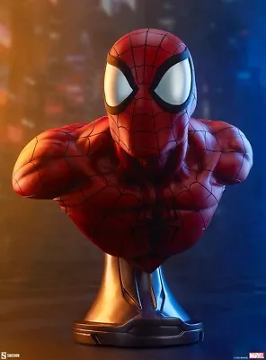 Buy -=] SIDESHOW - Marvel: Spider-Man Life Sized Bust [=- • 926.51£
