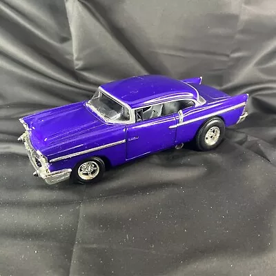 Buy Hot Wheels Diecast Car -Scale 1:18 -  Purple 1998 '57 Chevy - Mattel - Pre-Owned • 25£