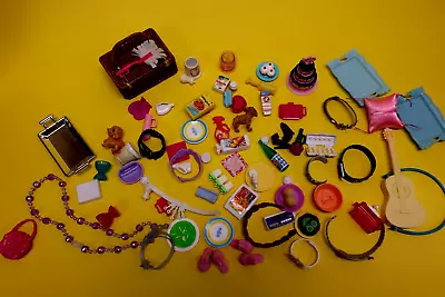 Buy Accessories For Barbie And Other Dolls 70pcs No J6 • 15.17£