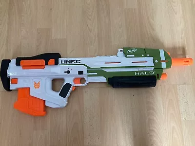 Buy Nerf Gun Halo Infinite MA40 Motorised Blaster Gun - Unsc + 10 Darts #RARE No.1 • 79.99£