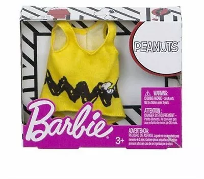 Buy Official Mattel Barbie Doll Outfit Clothes Fancy Dress Girl's Doll Top T-Shirts • 6.99£