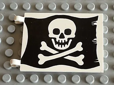 Buy LEGO Flag Pirate Flag 6x4 2525p01 Jolly Roger / Set 6285 6268 10040 1788 6286 • 25.33£