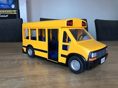 Buy Playmobil Yellow School Bus 5940 Working Flashing Lights • 12.95£