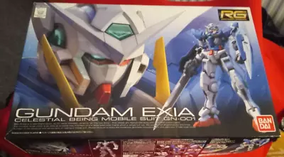 Buy Ban Dai Gundam Figure EXIA GN-001 Celestial Being Mobile Suit 1/144 Scale Model • 19.99£