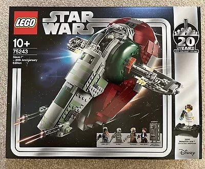 Buy LEGO Slave 1 – 20th Anniversary Edition (75243)  (NEW  & Sealed) - FREE POSTAGE • 189.95£