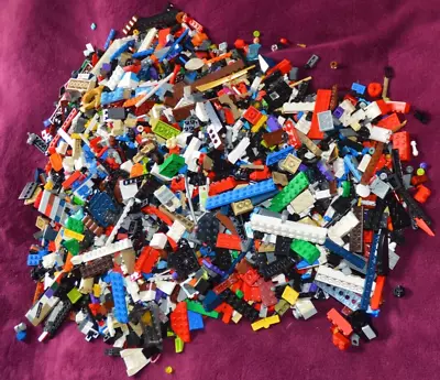 Buy Lego Bundle 1kg-1000g Spares Mixed Bricks Star Wars City Harry Potter Parts • 24.99£