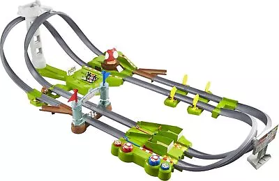 Buy Hot Wheels Mario Kart Circuit Track Set With 1:64 Scales Die Cast Kart Replic... • 83.49£