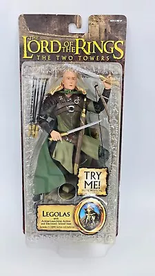 Buy Lord Of The Rings Legolas Sound Base Action Figures Toybiz Trilogy • 28£
