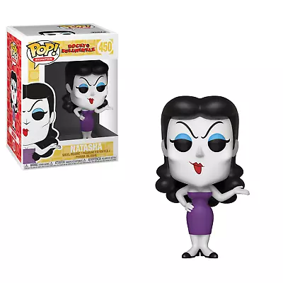 Buy Rocky & Bullwinkle Figure (Size 9cm) Funko Pop! Natasha Figure - New • 11.99£