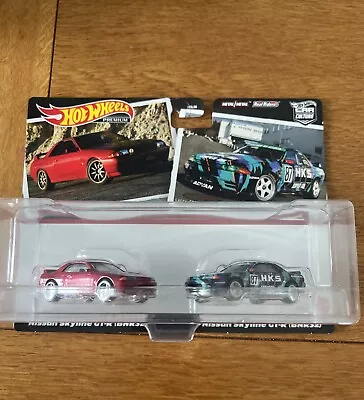 Buy Hot Wheels Premium Twin Set NISSAN SKYLINE GT-R BNR32 HKS R32 Car Culture 2 Pack • 39.99£