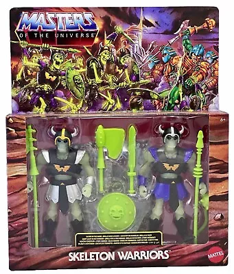 Buy Mattel Masters Of The Universe Origins Motu Skeleton Warriors 2023 New 2 Pack • 100.97£